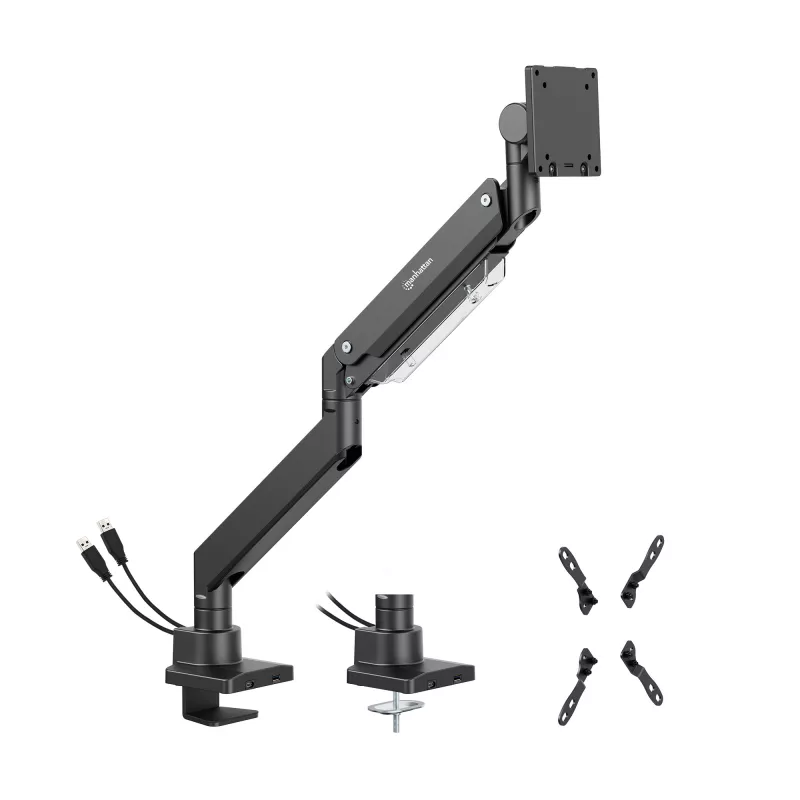 Manhattan TV & Monitor Mount Desk Full Motion Gas Spring 13-42 Juoda