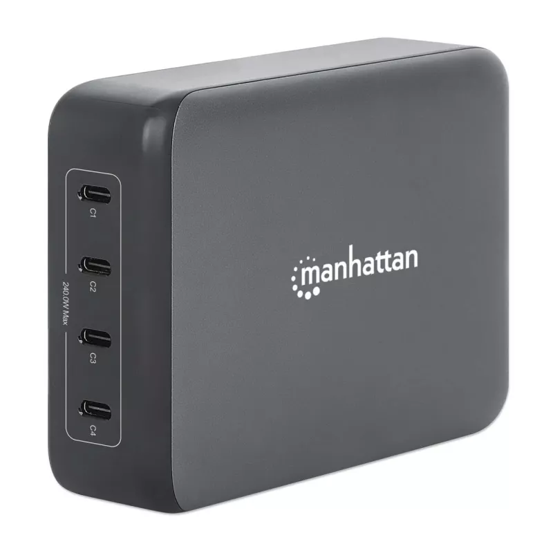 Įkroviklis Manhattan Four USB-C PD Ports 140 W vienam prievadui, 240 W iš viso