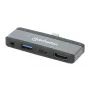 USB-C kelionių dokas Manhattan 190404 4 prievadai HDMI USB-A USB-C 3,5 mm
