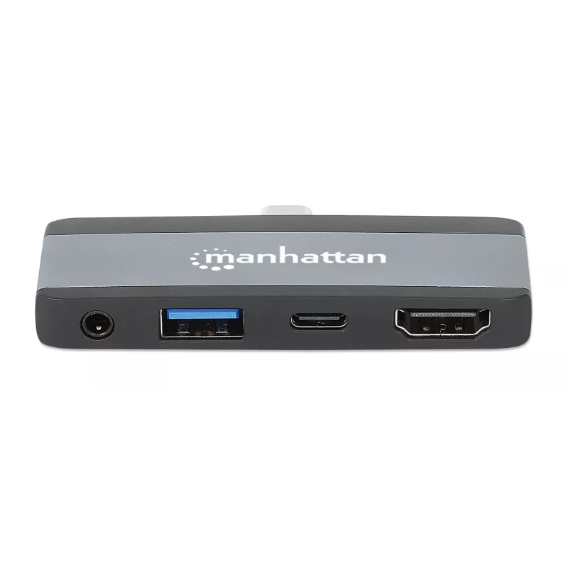 USB-C kelionių dokas Manhattan 190404 4 prievadai HDMI USB-A USB-C 3,5 mm