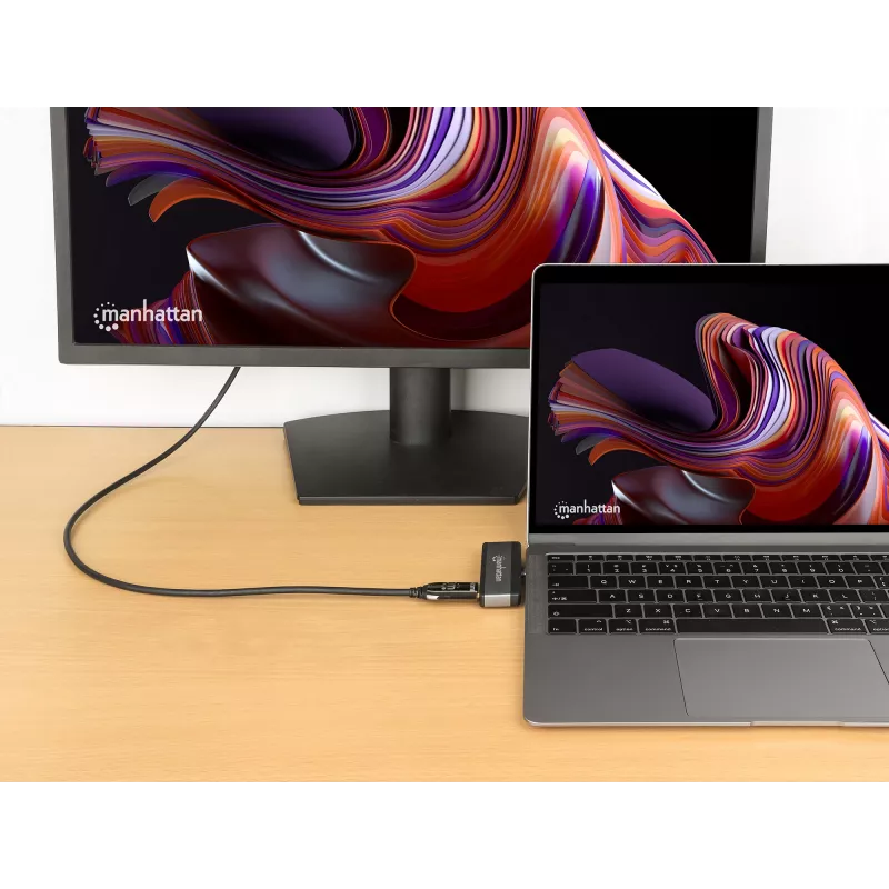 USB-C kelionių dokas Manhattan 190404 4 prievadai HDMI USB-A USB-C 3,5 mm