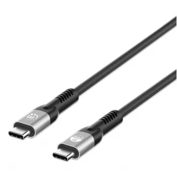USB-C laidas iš USB-C į USB-C Manhattan 2m USB4 Gen 3x2 8K 60Hz