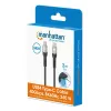 USB-C laidas iš USB-C į USB-C Manhattan 2m USB4 Gen 3x2 8K 60Hz