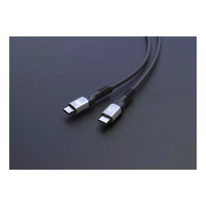 USB-C laidas iš USB-C į USB-C Manhattan 2m USB4 Gen 3x2 8K 60Hz