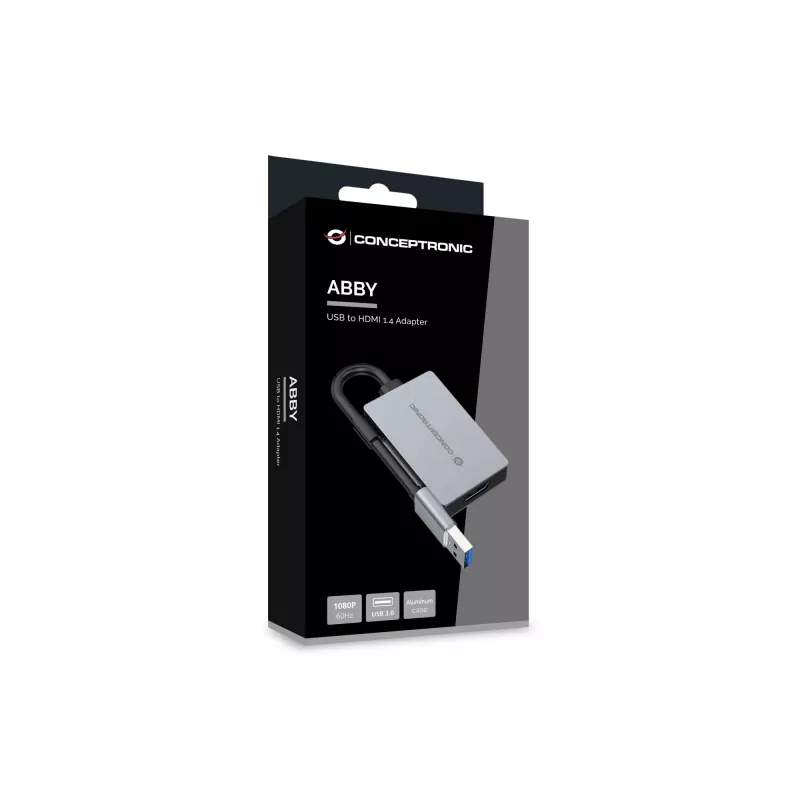 Conceptronic ABBY22G USB į HDMI 1.4 adapteris, 1080P 60Hz