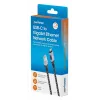 Manhattan USB-C į Gigabit tinklo Ethernet RJ45 kabelis 2 m juodas/sidabrinis
