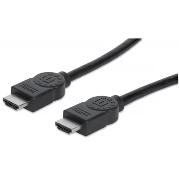 Manhattan HDMI 4K@30Hz kabelis su Ethernet, 1 m, juodas