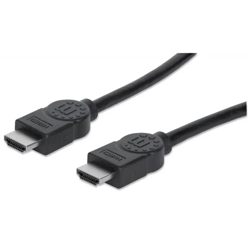 Manhattan HDMI 4K@30Hz kabelis su Ethernet, 1 m, juodas