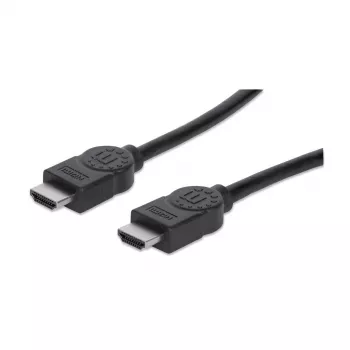 HDMI laidas, kištukas–kištukas, Manhattan HDMM1M, 1 m, juodas