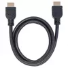 Manhattan HDMI 4K@60Hz laidas su Ethernet – CL3 klasės, 1 m, tinkamas montuoti sienoje, visiems 4K ir 1080p/HD poreikiams – atnaujinkite dabar arba turėkite paruoštą, kai prireiks, kištukas–kištukas, juodas, Ultra HD 4K x 2K, garantija visam laikui, Premium didelės spartos