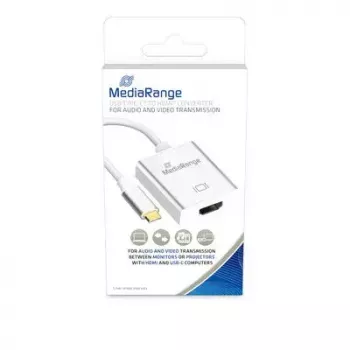 USB grafikos adapteris MediaRange MRCS194 4096 x 3112 pikselių sidabrinis