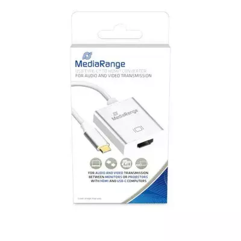 USB grafikos adapteris MediaRange MRCS194 4096 x 3112 pikselių sidabrinis
