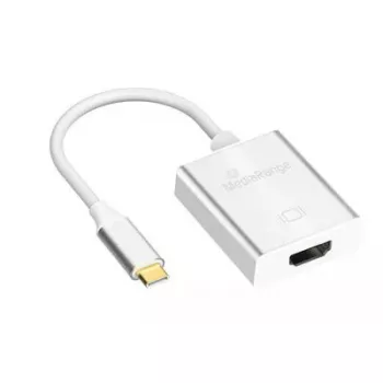 USB grafikos adapteris MediaRange MRCS194 4096 x 3112 pikselių sidabrinis