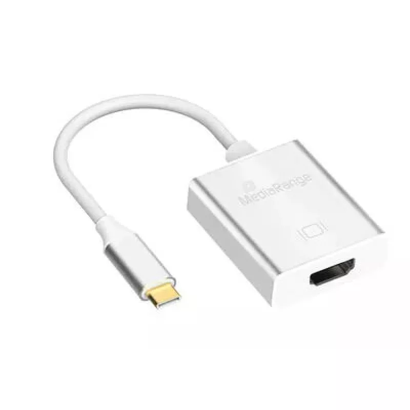 USB grafikos adapteris MediaRange MRCS194 4096 x 3112 pikselių sidabrinis