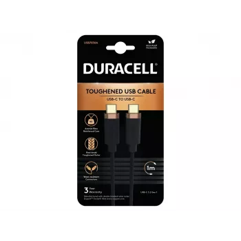 Duracell USB7030A USB laidas, juodas