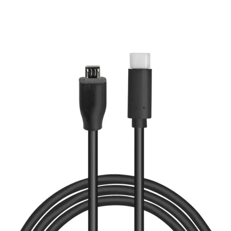 LogiLink CU0196 USB laidas USB 2.0 0,5 m USB-C į Micro-USB B, juodas