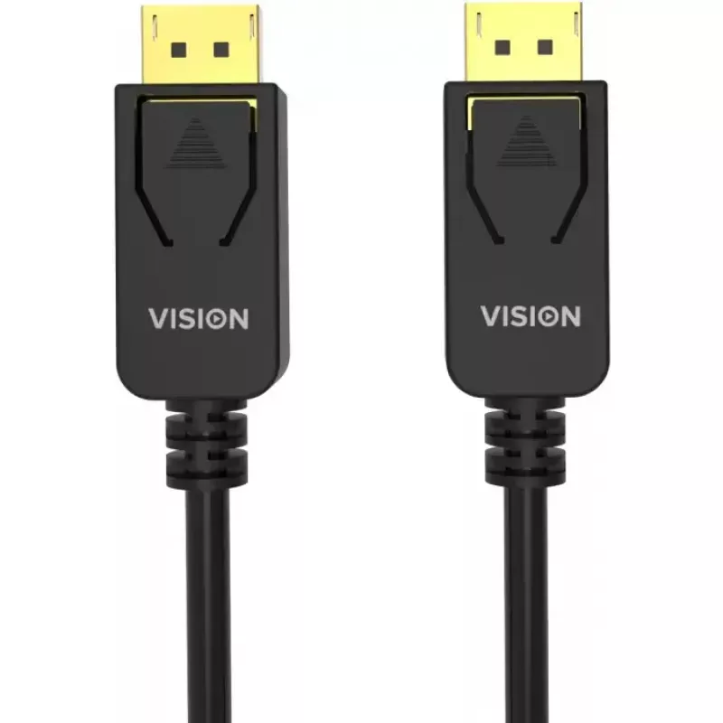 DisplayPort laidas Vision TC 2MDP8K/BL 2 m Juodas