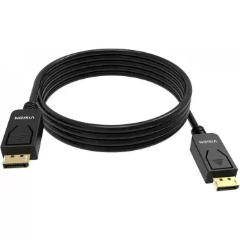 DisplayPort laidas Vision TC 2MDP8K/BL 2 m Juodas