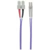 Intellinet šviesolaidinis komutacinis kabelis, OM4, LC/SC, 2 m, violetinis, dvipusis, daugiamodis, 50/125 µm, LSZH, pluoštas, garantija visam laikui