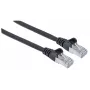 Intellinet tinklo kabelis, Cat6, 5 m, juodas, varis, S/FTP, LSOH / LSZH, PVC, RJ45, auksuoti kontaktai, be užkabinimų, su antgaliu, garantija visam gyvenimui
