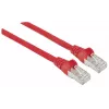 Intellinet tinklo kabelis, Cat6, 10m, raudonas, varis, S/FTP, LSOH / LSZH, PVC, RJ45, paauksuoti kontaktai, užkabinimo apsauga, aptaisas, neribota garantija
