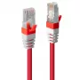 Tinklo kabelis Lindy Cat.6 (A) SSTP / S/FTP PIMF Premium RJ-45 15 m raudonas