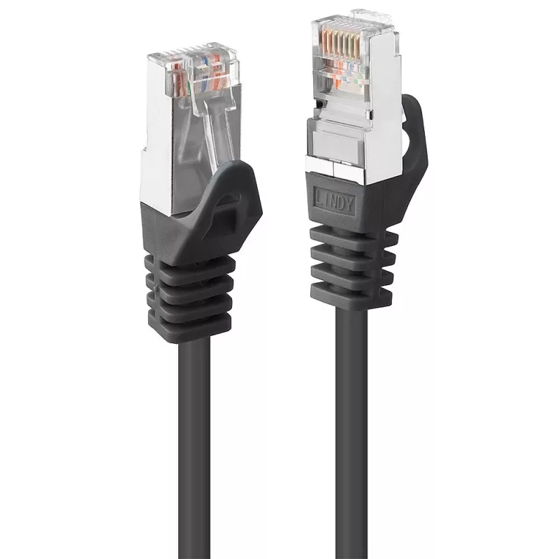 Lindy 48382 tinklo kabelis juodas 2 m Cat5e F/UTP (FTP)