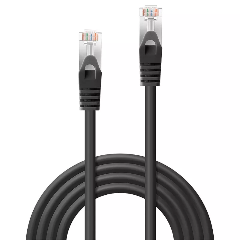 Lindy 48383 tinklo kabelis juodas 3 m Cat5e F/UTP (FTP)