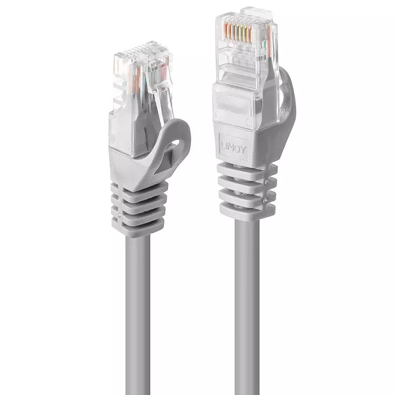Lindy 48409 tinklo kabelis Pilkas 5 m Cat5e U/UTP (UTP)