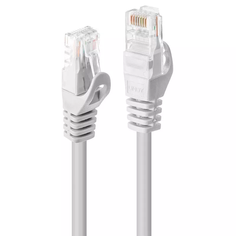 “Lindy 48205” tinklo kabelis baltas 5 m Cat6 U/UTP (UTP)