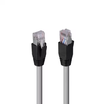 Tinklo kabelis Lindy Cat.6A U/FTP LSZH, vientisa gysla, 60 m, pilkas, RJ-45
