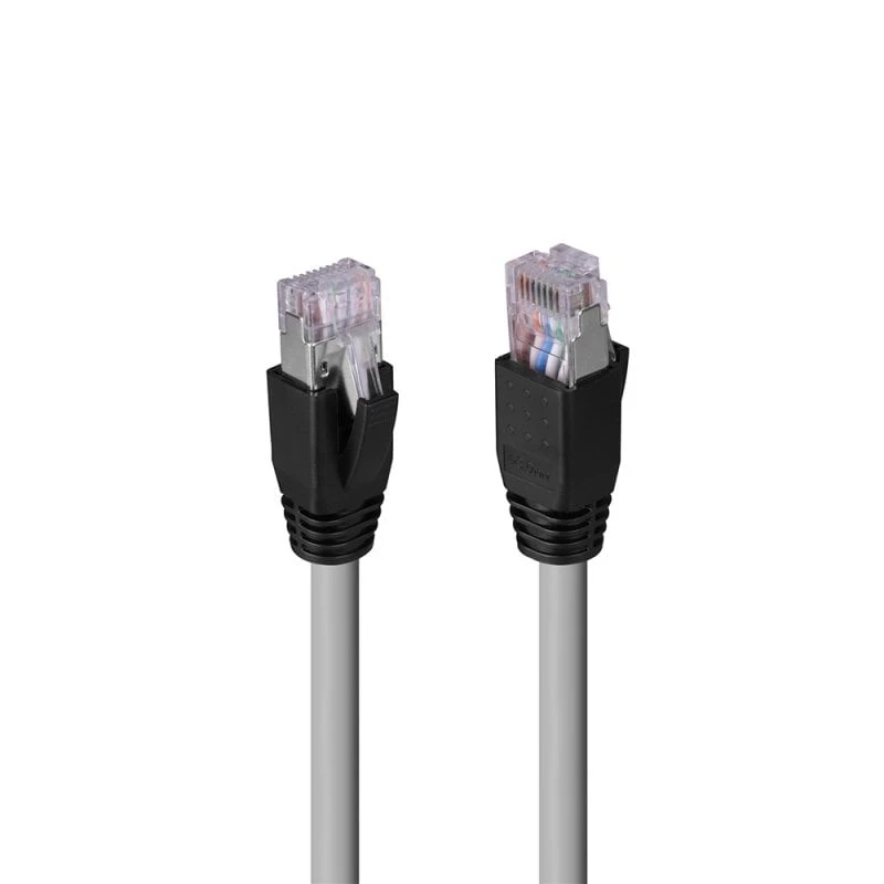 Tinklo kabelis Lindy Cat.6A U/FTP LSZH, vientisa gysla, 60 m, pilkas, RJ-45