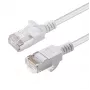 Tinklo komutacinis kabelis MicroConnect V-FTP6A0015W-plonas Cat6a U/FTP (STP) 0.15 m RJ-45 baltas