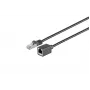 Microconnect MC-SFTP-CAT7005EXT-S tinklo kabelis Juodas 0,5 m Cat7 S/FTP (S-STP)