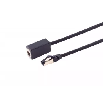 Microconnect MC-SFTP-CAT8.103EXT-S tinklo kabelis Juoda 3 m Cat8.1 S/FTP (S-STP)