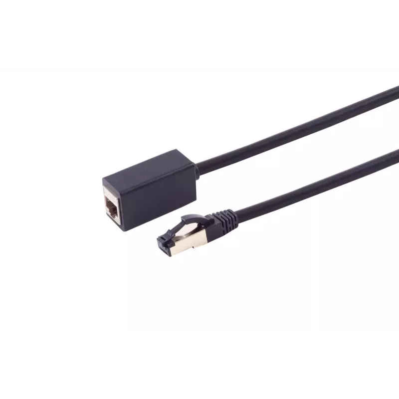 Microconnect MC-SFTP-CAT8.103EXT-S tinklo kabelis Juoda 3 m Cat8.1 S/FTP (S-STP)