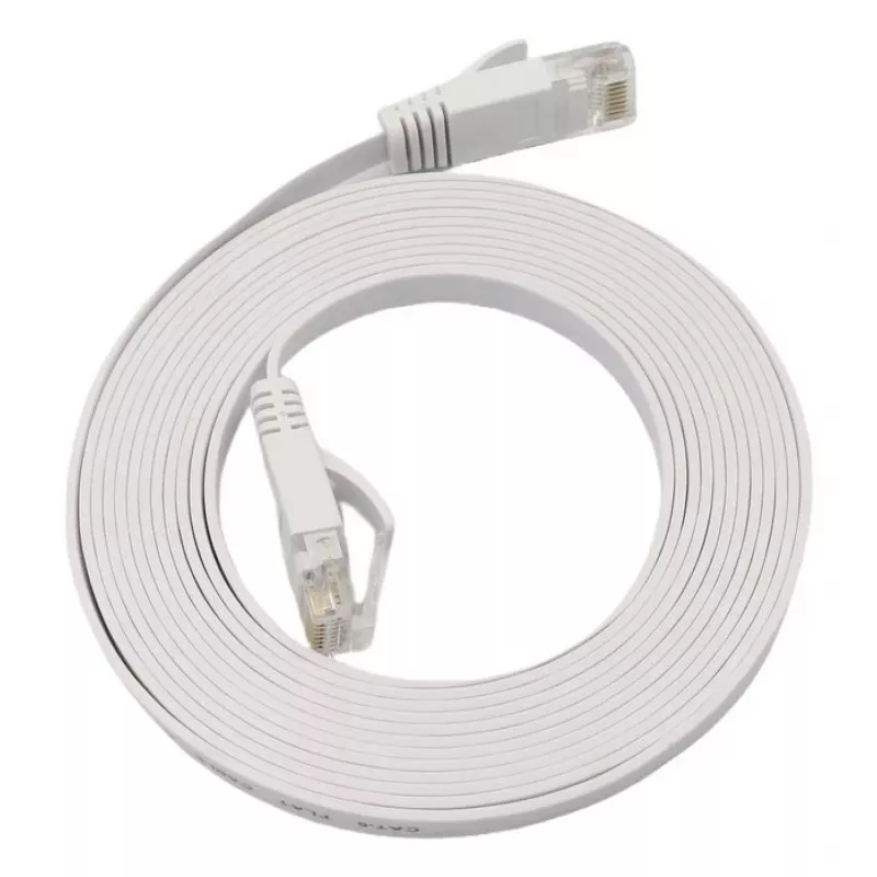 Microconnect V-UTP6A01W-FLAT-LSZH tinklo kabelis Baltas 1 m Cat6a U/UTP (UTP)