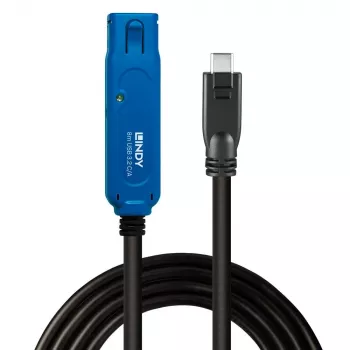 Lindy 43381 USB laidas USB 3.2 Gen 1 (3.1 Gen 1) 8 m USB C USB A Juoda, Mėlyna