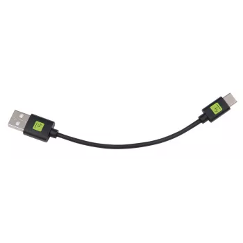 Techly ICOC MUSB20-CMAM01T USB laidas USB 2.0 0,1 m USB A USB C juoda