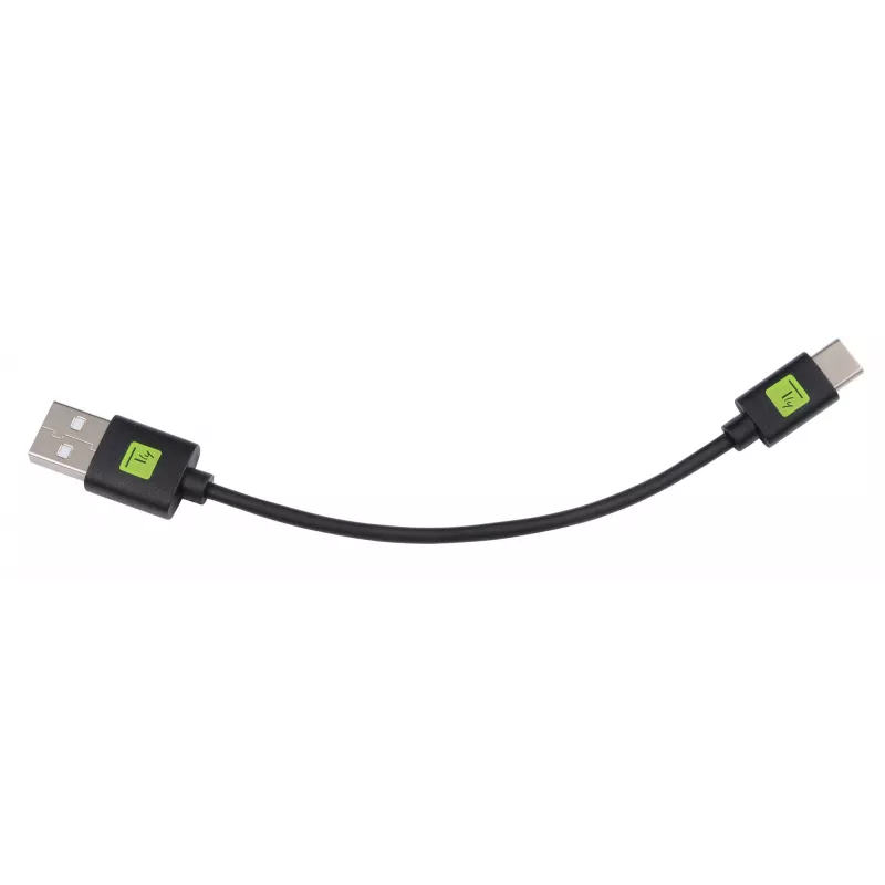 Techly ICOC MUSB20-CMAM01T USB laidas USB 2.0 0,1 m USB A USB C juoda