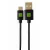 Techly ICOC MUSB20-CMAM01T USB laidas USB 2.0 0,1 m USB A USB C juoda