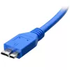 USB laidas TECHLY ICOC-MUSB3-A-005 — USB A į Micro-USB B, USB 3.2 Gen 1 (5 Gbit/s), 0,5 m, mėlynas