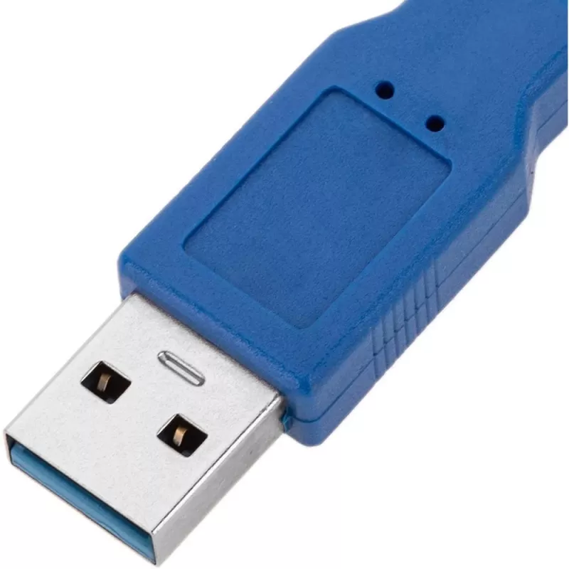 Techly USB 3.0 ilginimo kabelis A vyriškas / A moteriškas 1 m mėlynas ICOC U3-AA-10-EX
