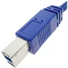 Techly USB 3.0 laidas A kištukas / B kištukas 0.5 m mėlynas ICOC U3-AB-005-BL
