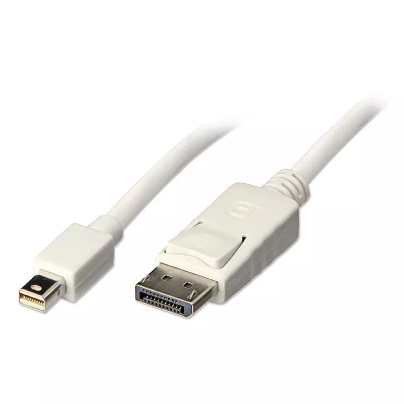 Lindy 2 m Mini DisplayPort į DisplayPort laidas, baltas