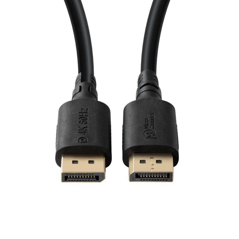 DisplayPort kabelis MicroConnect MC-DP-MMG-100LSZH 4K 1.2, 1,0 m, Low Smoke Zero Halogen