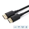 DisplayPort laidas MicroConnect MC-DP-MMG-500LSZH, 4K, DisplayPort 1.2, 5,0 m, LSZH apvalkalas