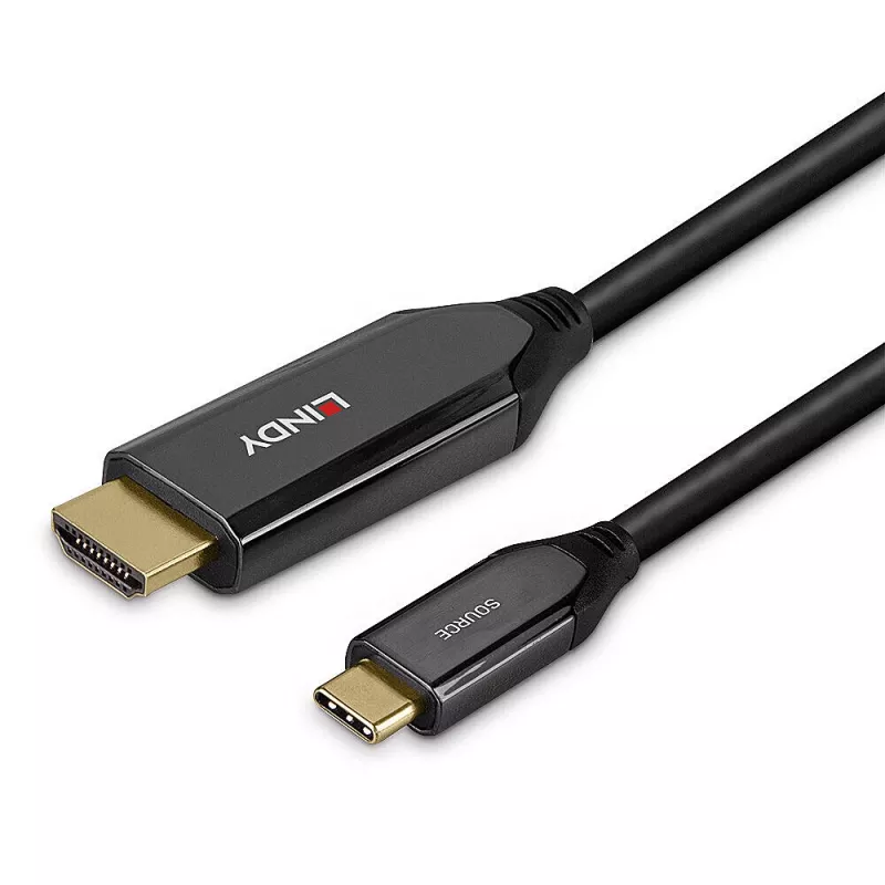 Lindy 1 m USB Type-C į HDMI 8K60 adapterio kabelis