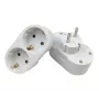 Maitinimo skirstytuvas MicroConnect PESCHPLUG2 — Schuko tinklo adapteris su 2 išėjimais