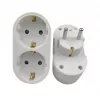 Maitinimo skirstytuvas MicroConnect PESCHPLUG2 — Schuko tinklo adapteris su 2 išėjimais